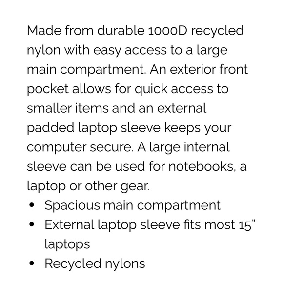 TOPO Designs Tech Daypack Backpack - Picture 4 of 12